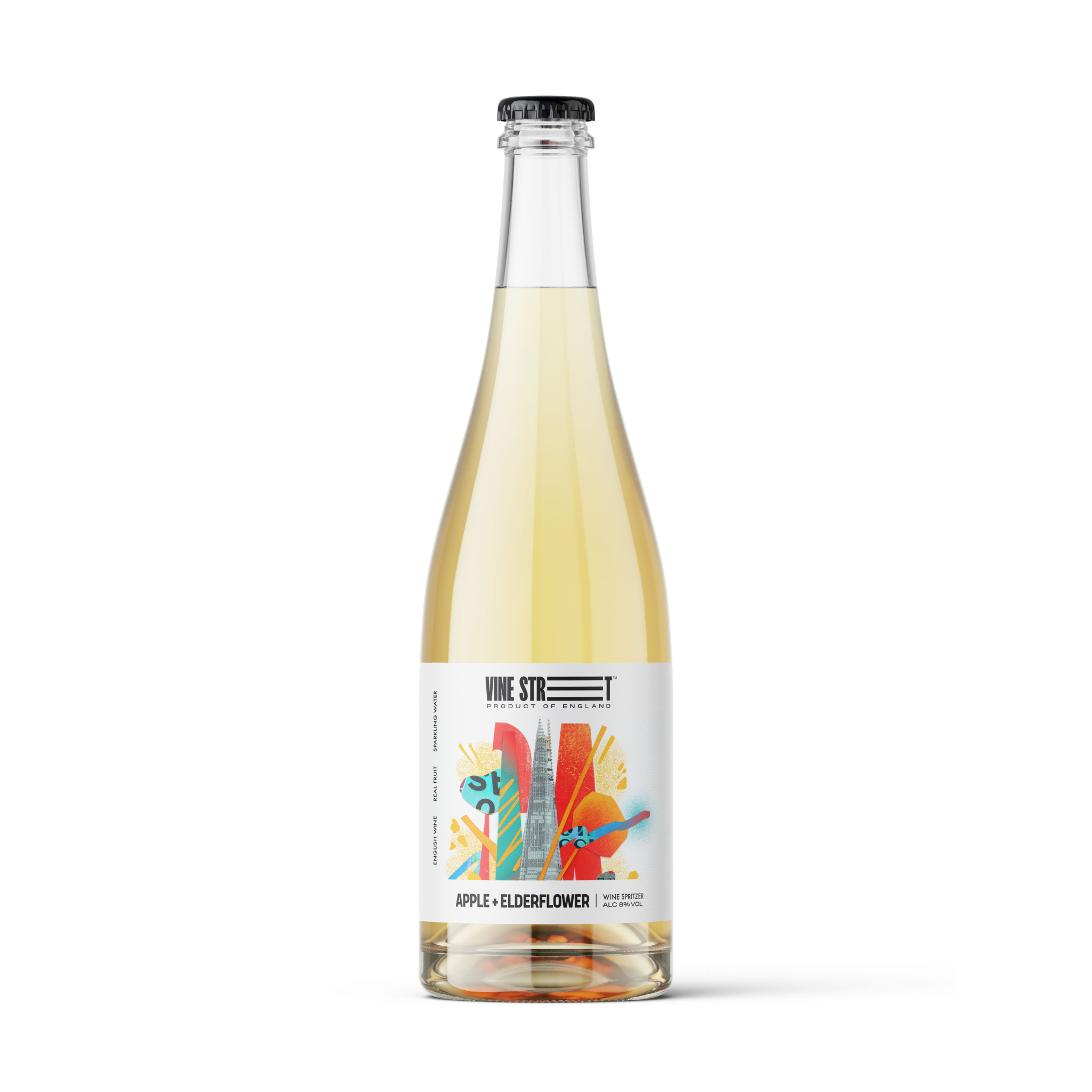 APPLE + ELDERFLOWER WINE SPRITZER - BOTTLE