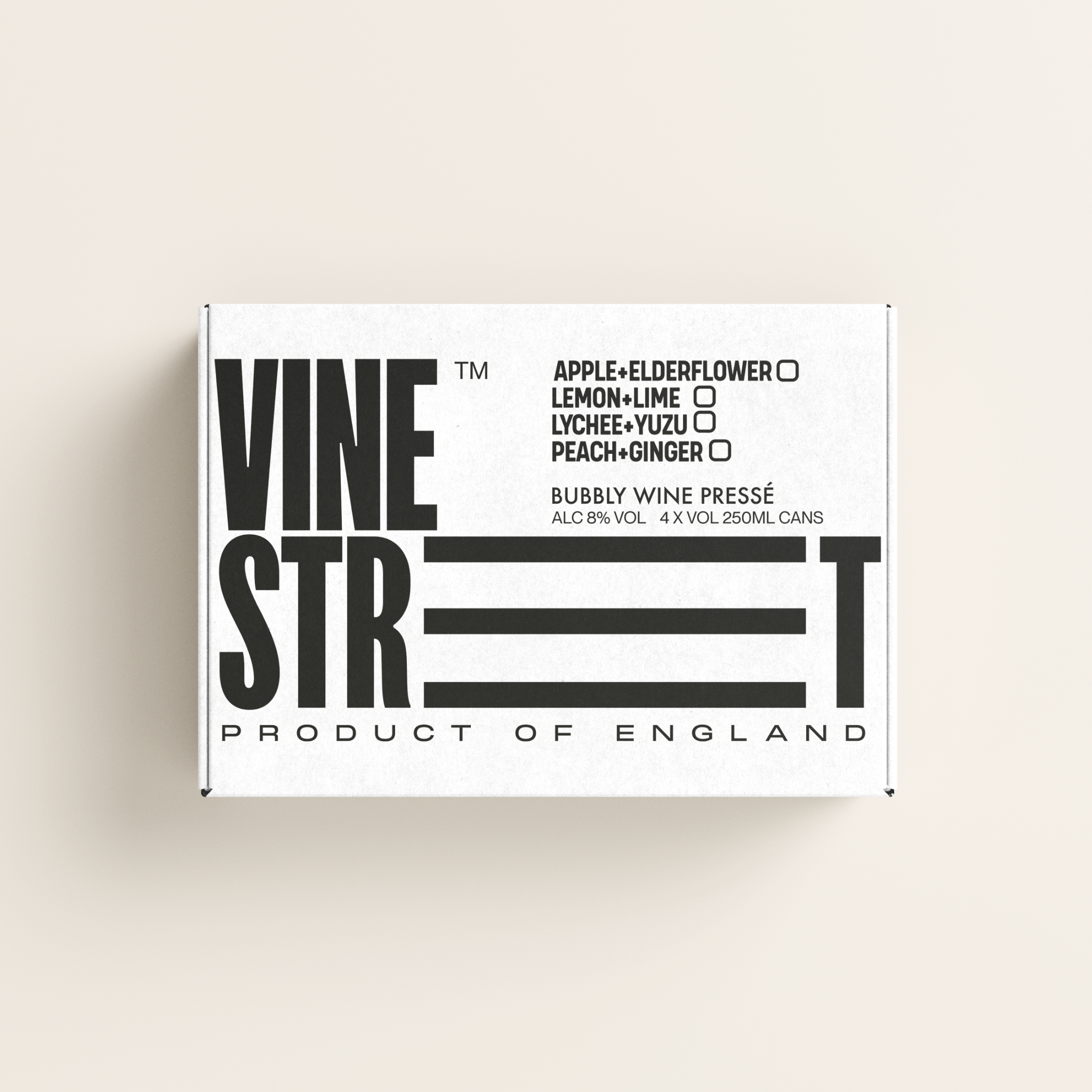 APPLE + ELDERFLOWER WINE SPRITZER - 4 CANS