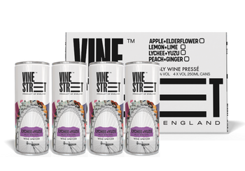 LYCHEE + YUZU WINE SPRITZER - 4 CANS