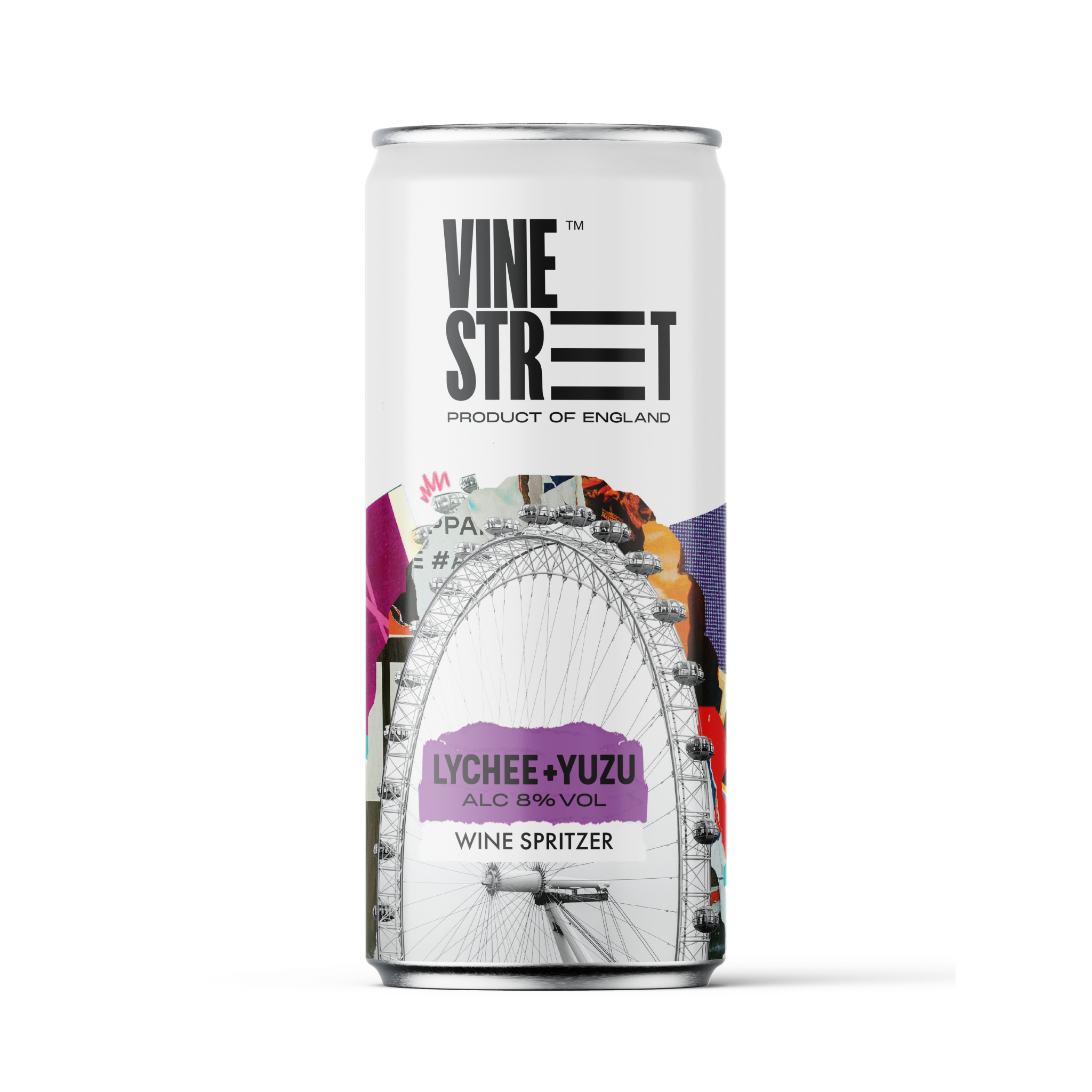 LYCHEE + YUZU WINE SPRITZER - 4 CANS