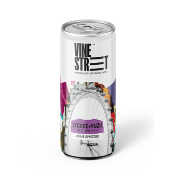 LYCHEE + YUZU WINE SPRITZER - 4 CANS