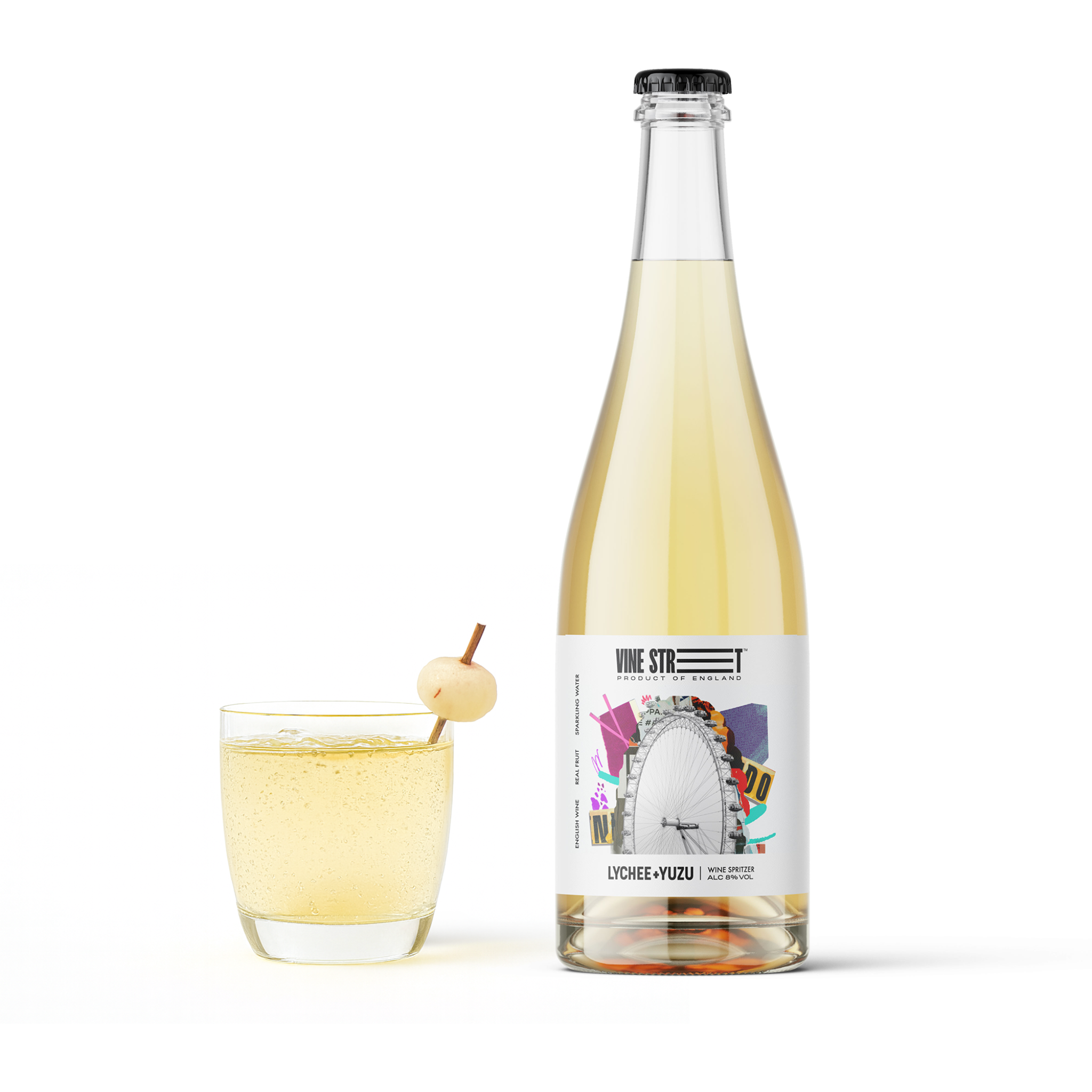 LYCHEE + YUZU WINE SPRITZER - BOTTLE