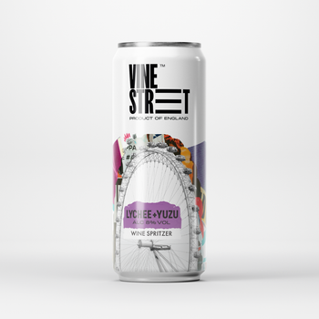 LYCHEE + YUZU WINE SPRITZER - 4 CANS
