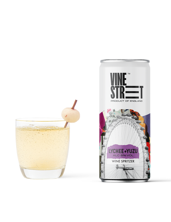 LYCHEE + YUZU WINE SPRITZER - 4 CANS