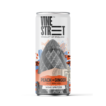 PEACH + GINGER WINE SPRITZER - 4 CANS