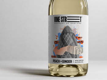 PEACH + GINGER WINE SPRITZER - BOTTLE