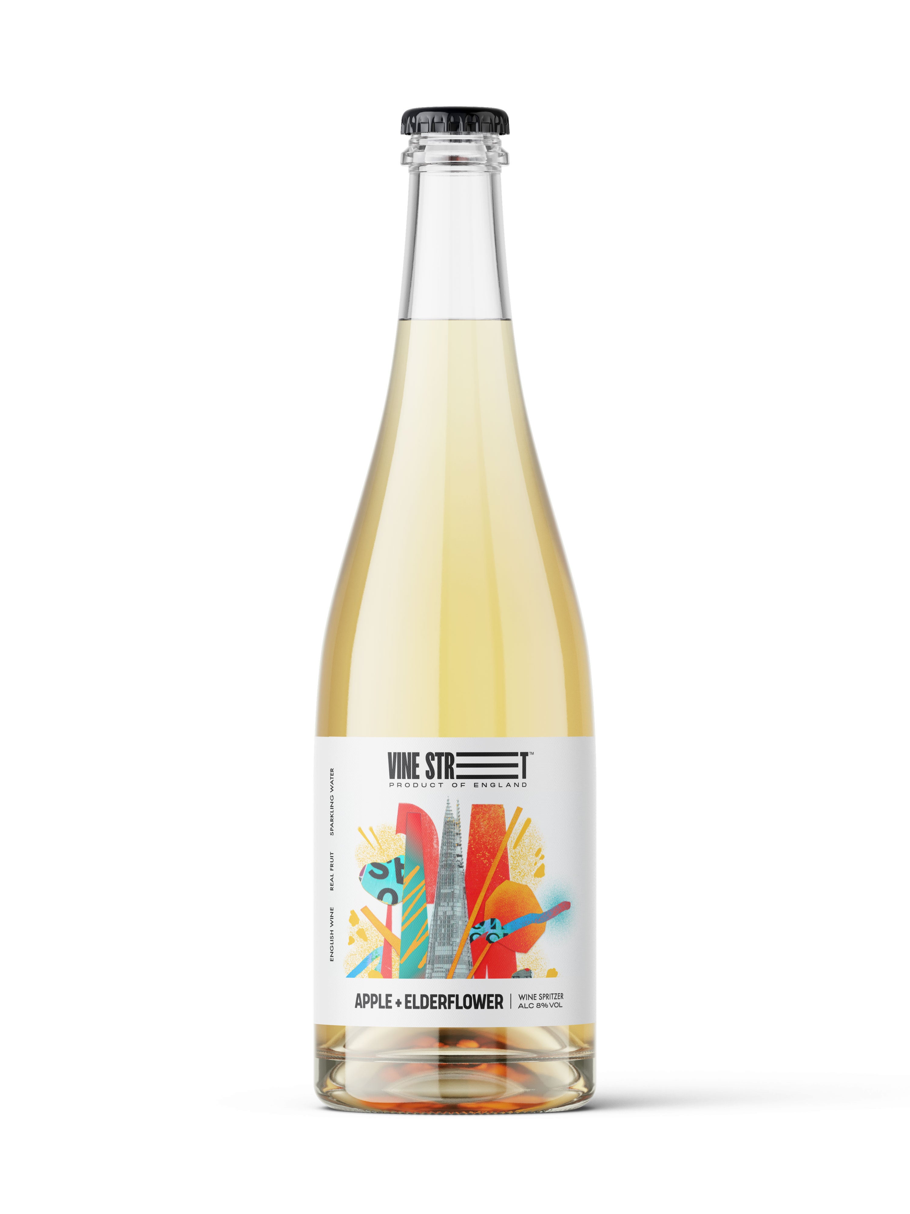 APPLE + ELDERFLOWER WINE SPRITZER - BOTTLE