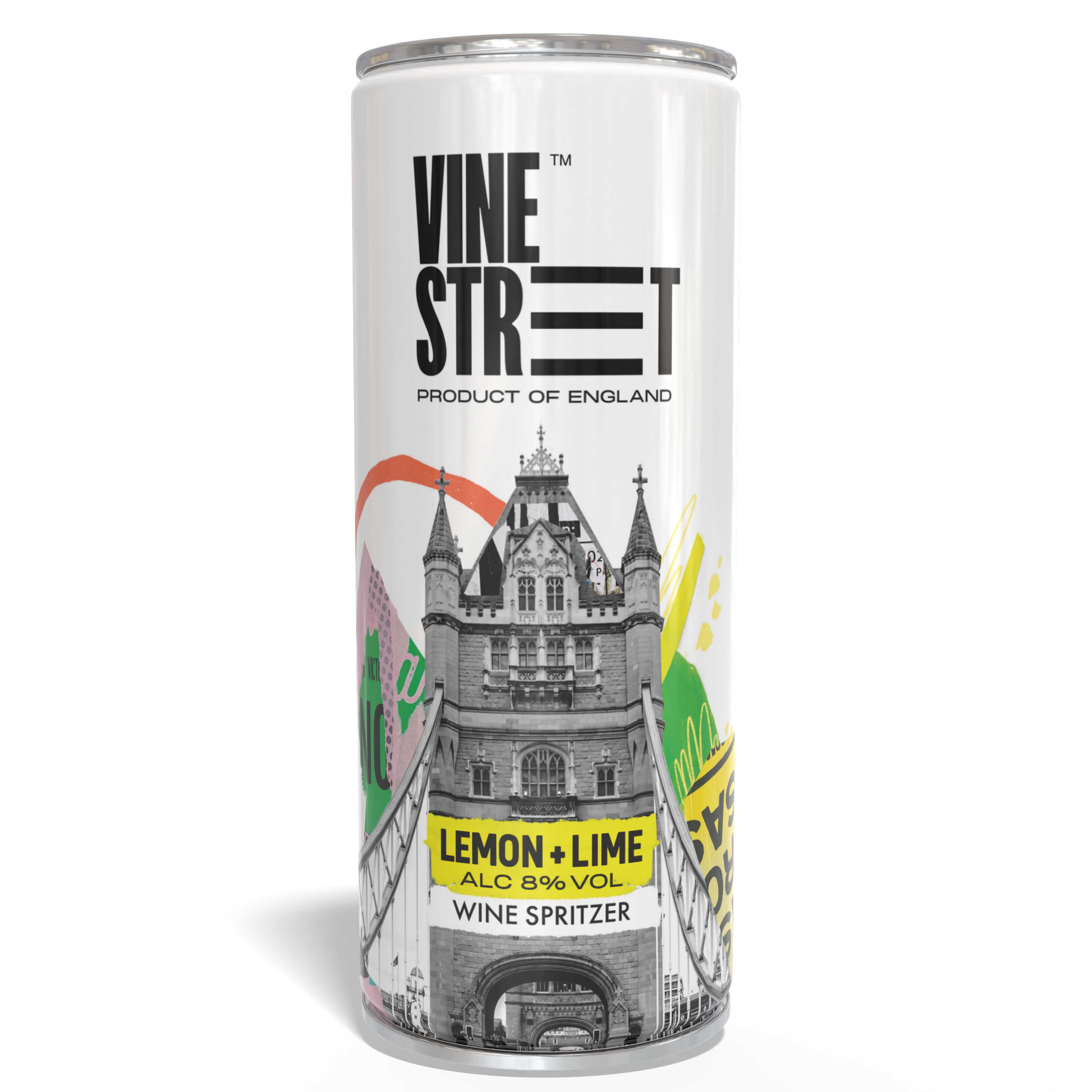 LEMON + LIME WINE SPRITZER - 4 CANS