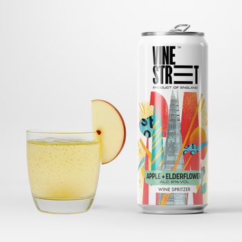APPLE + ELDERFLOWER WINE SPRITZER - 4 CANS